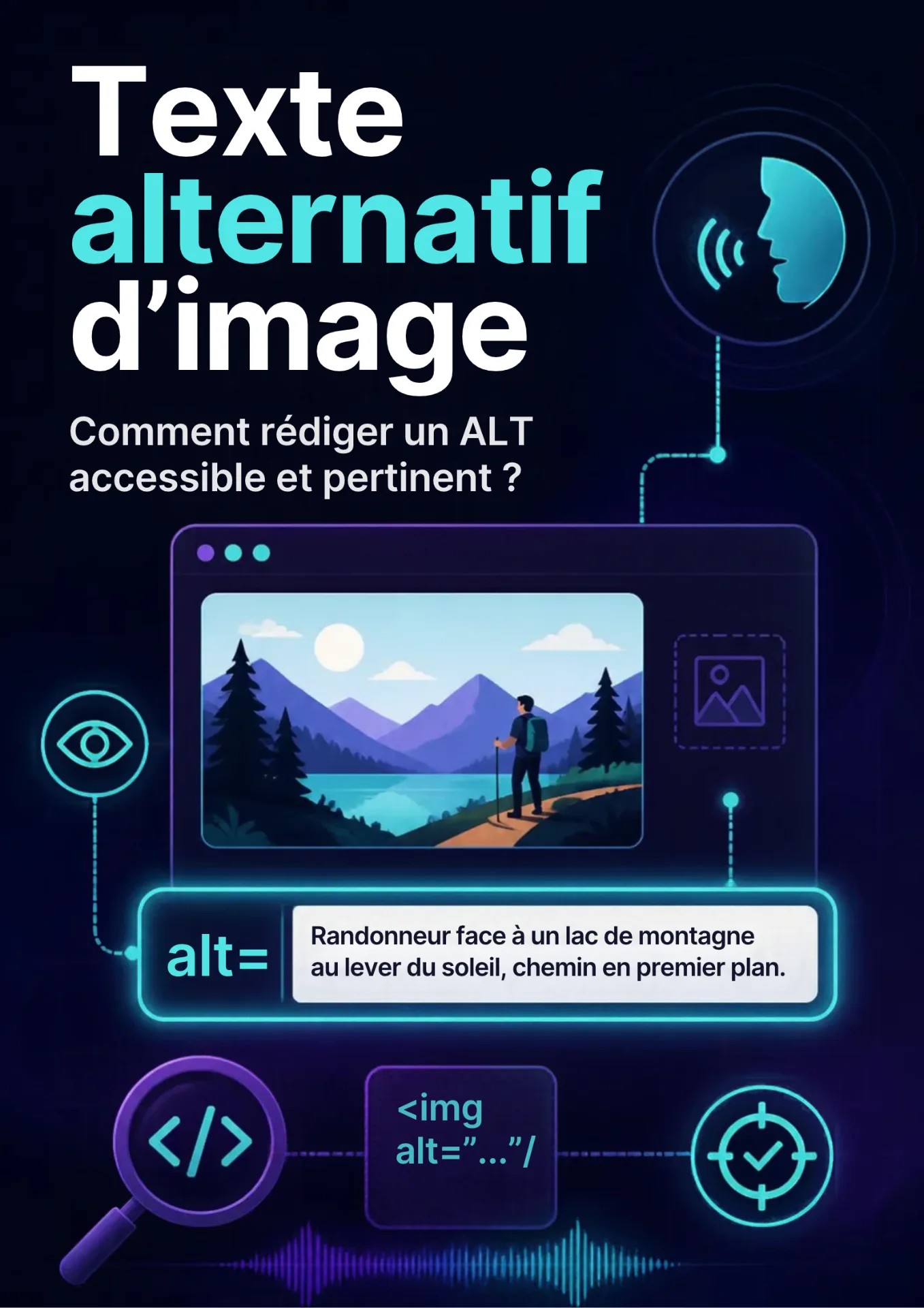Texte alternatif d’image : comment rédiger un ALT accessible et pertinent ?