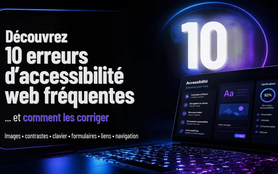 10 erreurs d’accessibilité web fréquentes : comment les identifier et les corriger ?